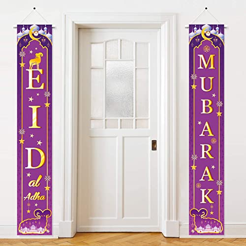 DPKOW Eid al-Adha Mubarak Tür Banner für Eid al Adha Dekorationen, Eid al Adha Mubarak Veranda Banner für Eid al-Adha Raum Tür Dekorationen, Eid al-Adha Haus Innen Außen Dekoration, 180 x 30 cm DPKOW Eid al-Adha Mubarak Tür Banner für Eid al Adha Dekorationen, Eid al Adha Mubarak Veranda Banner für Eid al-Adha Raum Tür Dekorationen, Eid al-Adha Haus Innen Außen Dekoration, 180 x 30 cm von DPKOW