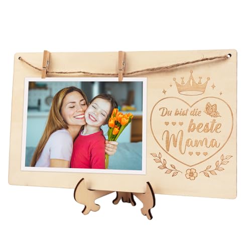 DPKOW Geschenk Mama Muttertagsgeschenk, Holz Bilderrahmen Mama Fotorahmen Rahmenloser Bilderrahmen für Mama Geburtstagsgeschenk Weihnachten Valentinstag, Beste Mama Geschenk Heimat Deko DPKOW Geschenk Mama Muttertagsgeschenk, Holz Bilderrahmen Mama Fotorahmen Rahmenloser Bilderrahmen für Mama Geburtstagsgeschenk Weihnachten Valentinstag, Beste Mama Geschenk Heimat Deko von DPKOW