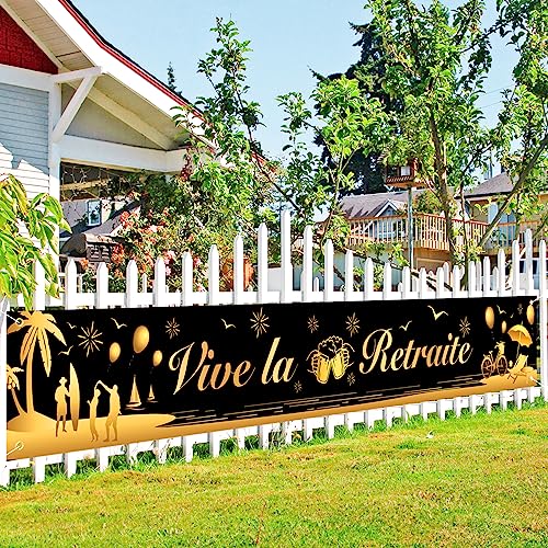 DPKOW Vive la Retraite Bannière Pour Fête Retirement Décoration, 270 * 35cm DPKOW Vive la Retraite Bannière Pour Fête Retirement Décoration, 270 * 35cm von DPKOW