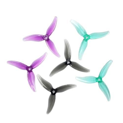 24 PCs 12 Paar Hurrikan 3630 3 Zoll 3 Loch -Propeller mit Adapter, die mit FPV -Freestyle -Zahnstocher und Foxwhoop -Drohnen kompatibel sind(12pairs Green) von DPLBAZHC