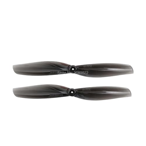 24 pcs 12pair 2 Zoll 2 Propeller mit 1 mm 1mm Loch Kompatibel mit RC -Drohnen -FPV -Rennsportkompatibel mit Zahnstocherrahmen(Black 65MMS 1mm) von DPLBAZHC