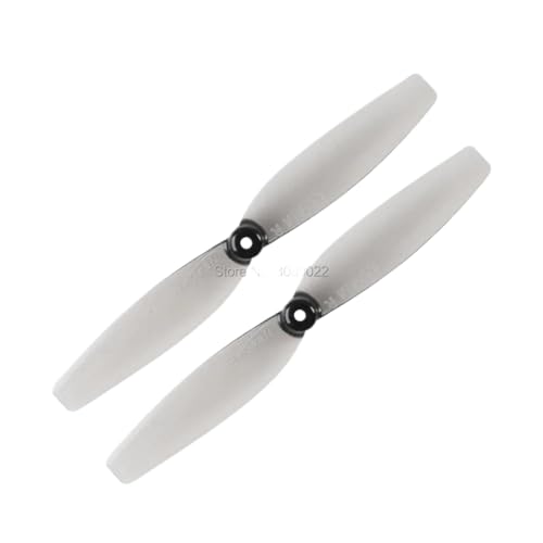 24 pcs 12pair 2 Zoll 2 Propeller mit 1 mm 1mm Loch Kompatibel mit RC -Drohnen -FPV -Rennsportkompatibel mit Zahnstocherrahmen(Gray 65mm 1mm) von DPLBAZHC