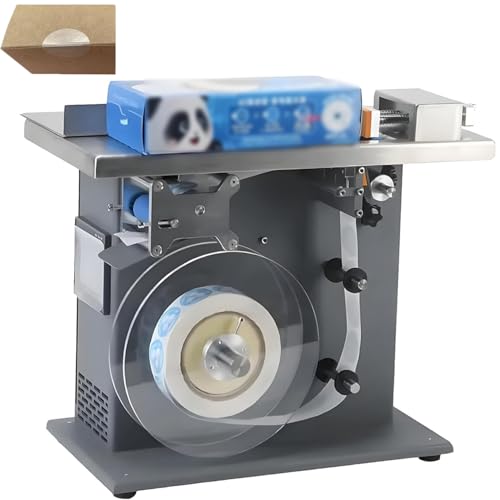 DPLXQPP Vollautomatische 90-Grad-Winkel-Etikettiermaschine Mit SPS,Hochleistungs-Siegelgerät Für Manipulationssichere Verpackungen in Kosmetik,Elektronik,Pharma Und Lebensmittelindustrie von DPLXQPP
