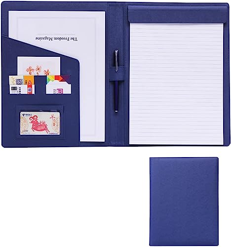 Business-Ordner-Organizer, A4-Ordner, Ordneraufbewahrung, Zwischenablage, Business-Konferenz-Organizer for die Business-Office-Schule (blau)(Blue) von DPSQQ