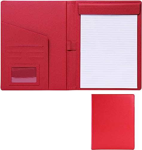 Business-Ordner-Organizer, A4-Ordner, Ordneraufbewahrung, Zwischenablage, Business-Konferenz-Organizer for die Business-Office-Schule (blau)(Rood) von DPSQQ