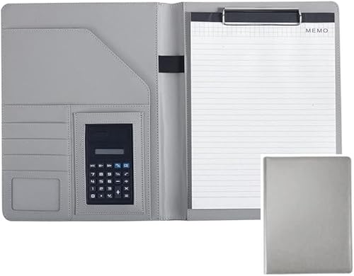Business-Ordner-Organizer, Business School, Büro, Konferenz, Lebenslauf, Vorstellungsgespräch (blau)(Light Grey) von DPSQQ