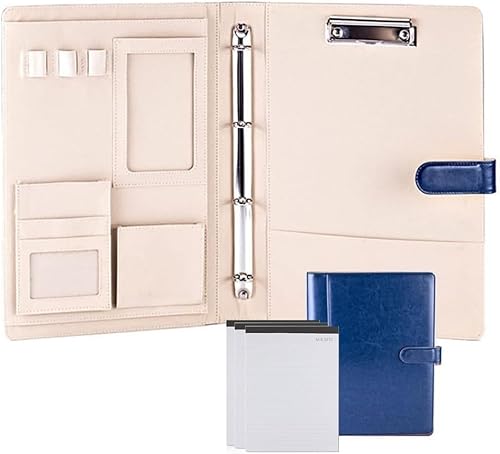 Business-Ordner-Organizer, Organizer, Business-Konferenz-Organizer, Notizblock-Ordner for Frauen und Männer (blau)(Blue) von DPSQQ