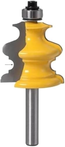 Hartmetallfräser* Fräser, Schneidwerkzeug, 1 Stück 8 mm Schaftgehäuse; Basisform-Fräser-Set, CNC-Linienmesser, Holzbearbeitungsschneider, Fräser (Farbe: Nr. 5) (Farbe: Nr. 3) von DPSQQ