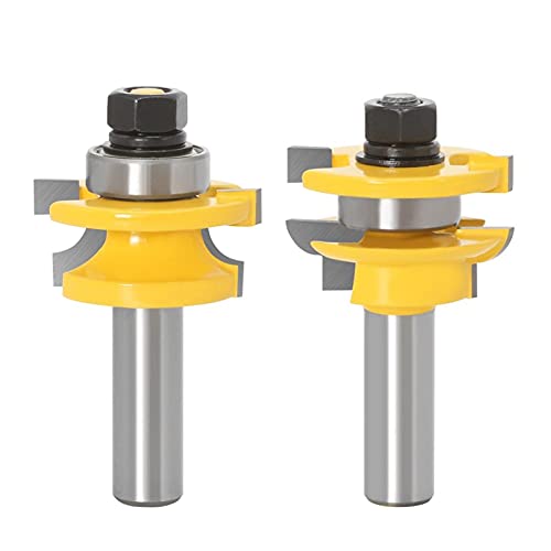 Hartmetallfräser* Fräser, Schneidwerkzeug, 2-Bit-Schienen- und Holm-Fräser-Set, 12 mm, 1/2 Zoll Schaft, Shaker-Schienen- und Holm-Fräser-Bit-Set, Hartmetall-Türmesser, Holzbearbeitung, Zapfenschneider Hartmetallfräser* Fräser, Schneidwerkzeug, 2-Bit-Schienen- und Holm-Fräser-Set, 12 mm, 1/2 Zoll Schaft, Shaker-Schienen- und Holm-Fräser-Bit-Set, Hartmetall-Türmesser, Holzbearbeitung, Zapfenschneider von DPSQQ