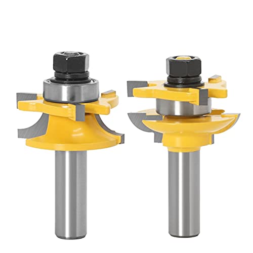 Hartmetallfräser* Fräser, Schneidwerkzeug, 2-Bit-Schienen- und Holm-Fräser-Set, 12 mm, 1/2 Zoll Schaft, Shaker-Schienen- und Holm-Fräser-Bit-Set, Hartmetall-Türmesser, Holzbearbeitung, Zapfenschneider Hartmetallfräser* Fräser, Schneidwerkzeug, 2-Bit-Schienen- und Holm-Fräser-Set, 12 mm, 1/2 Zoll Schaft, Shaker-Schienen- und Holm-Fräser-Bit-Set, Hartmetall-Türmesser, Holzbearbeitung, Zapfenschneider von DPSQQ