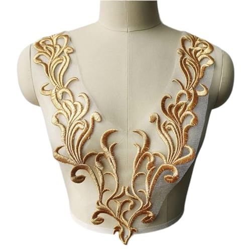 Spitzenapplikationen, Spitzenstoff, bestickte Kleiderapplikationen, Flora-Kragen, Netz, Barock, Vintage, for Aufnähen for Hochzeitsdekoration, Kleid, DIY Spitzenapplikationen, Spitzenstoff, bestickte Kleiderapplikationen, Flora-Kragen, Netz, Barock, Vintage, for Aufnähen for Hochzeitsdekoration, Kleid, DIY von DPSQQ