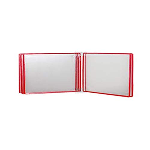 Tragbare Präsentationsmappe, Dokumentenhalter A4 mit 5 Feldern und 10 Taschen zur Anzeige 35 * 24 * 4,5 cm (K) (J, J)(C,C) von DPSQQ