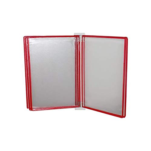 Tragbare Präsentationsmappe, Dokumentenhalter A4 mit 5 Feldern und 10 Taschen zur Anzeige 35 * 24 * 4,5 cm (K) (J, J)(K,K) von DPSQQ