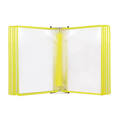 Tragbare Präsentationsmappe, magnetischer Dokumentenhalter im A4-Briefpapierformat (rot) (Elternteil, Schwarz)(13x9x3.9inch Unique Colour,Unique Colour) von DPSQQ