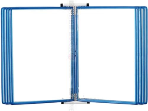 Tragbare Präsentationsmappe, mit 10 doppelseitigen Paneelen, wandmontierter Aktenhalter for Umblättern for Dokumente im A4-/Letter-Format, ideal (F) (G, G)(E,E) von DPSQQ