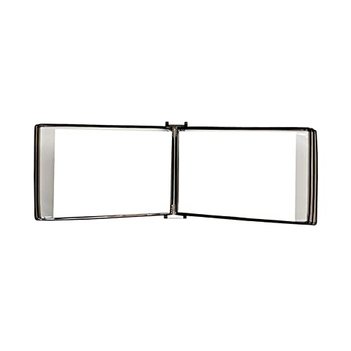Tragbarer Präsentationsordner, A4, an der Wand montierter Aktenhalter (weiß) (Elternteil, Rot)(13x9x2.3in Black,Black) von DPSQQ