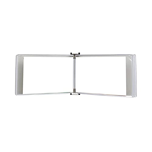 Tragbarer Präsentationsordner, A4, an der Wand montierter Aktenhalter (weiß) (Elternteil, Rot)(13x9x2.3in Wit,Wit) von DPSQQ
