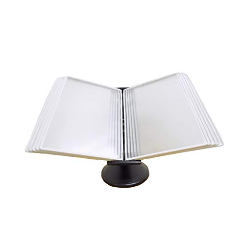 Tragbarer Präsentationsordner, Klappordnerhalter, Präsentationsständer for den Schreibtisch oder die Wandmontage mit einstellbarer Neigung (C) (D,D)(C,C) von DPSQQ