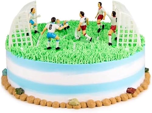 Fußball-/Fußball-Topper für Kuchen und Cupcakes, Set mit 9 attraktiven verarbeiteten Kuchendekorationen für Sportthemen, Babypartys, Party-Zubehör, Kuchen- und Cupcake-Topper Fußball-/Fußball-Topper für Kuchen und Cupcakes, Set mit 9 attraktiven verarbeiteten Kuchendekorationen für Sportthemen, Babypartys, Party-Zubehör, Kuchen- und Cupcake-Topper von DPWOUM