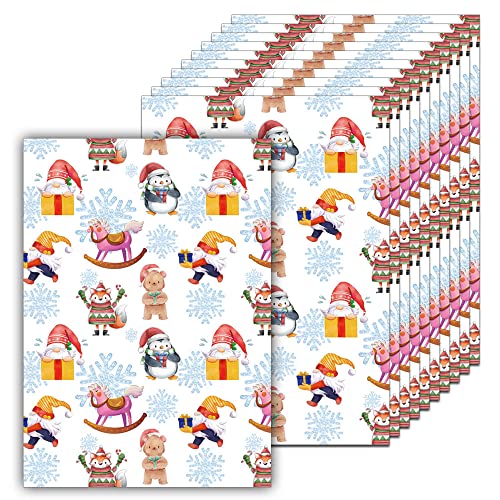 50 Stück dekorative Trennpapiere für Diamantmalerei, Weihnachten Weihnachtsmann Pinguin Bär Dekor Diamant Trennpapier Blätter für 5D DIY Diamant Malerei Werkzeug Zubehör von DPXWCCH