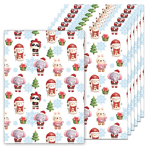 5D Diamant Malerei Werkzeug Zubehör - 50 Stück Weihnachten Tiere Diamant Trennpapier - Schneemann Panda Diamant Malerei Abdeckung Ersatz von DPXWCCH