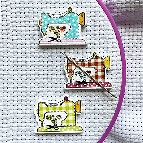 DPXWCCH Magnetisch Needle Minder, Nähmaschine Needle Nanny, 3er-Set Hölzern Nadelhalter,Kreuzstich Nähen Stickerei Zubehörteil DPXWCCH Magnetisch Needle Minder, Nähmaschine Needle Nanny, 3er-Set Hölzern Nadelhalter,Kreuzstich Nähen Stickerei Zubehörteil von DPXWCCH