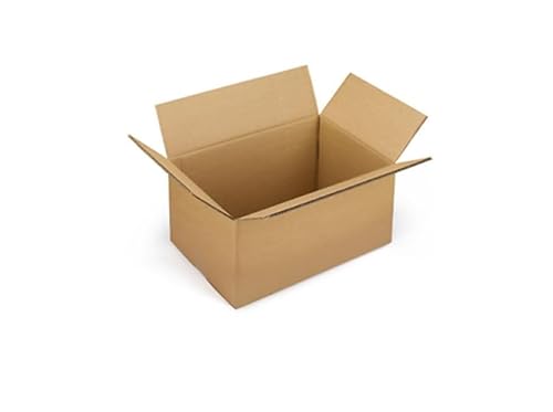 10 Kartonschachteln 50 x 30 x 30 cm – Einzelwelle Kartonverpackung für Versand / Lager / Umzüge neutraler Karton von DPdantepellacani