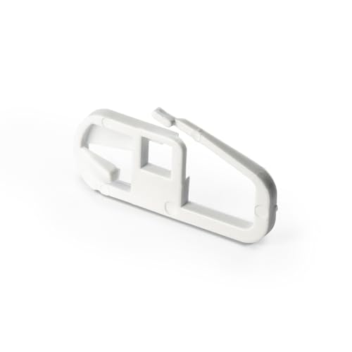 DQ-PP GARDINENSCHIENE klick-GLEITER – Set 10 Stück – PCV – 1-läufig – Weiss – Gardinen Schiene Vorhangschienen DQ-PP GARDINENSCHIENE klick-GLEITER – Set 10 Stück – PCV – 1-läufig – Weiss – Gardinen Schiene Vorhangschienen von DQ-PP