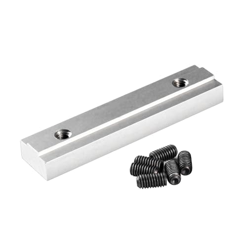 DQ-PP Gardinenschiene Verbinder (1 Stück) – Weiß – Aluminium – 1-/2-läufig Gardinensystem – Vorhangstange – Deckenschiene von DQ-PP