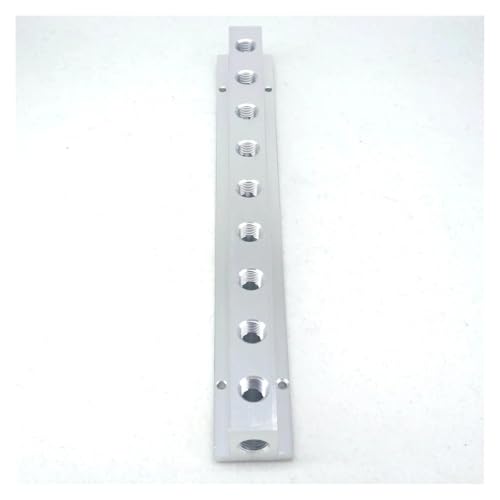 DQFOCPHHAA 1/4" BSP Female 9 Ways Solid Aluminum T-Shape Air Manifold Block Splitter DQFOCPHHAA 1/4" BSP Female 9 Ways Solid Aluminum T-Shape Air Manifold Block Splitter von DQFOCPHHAA
