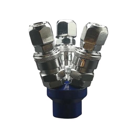 DQFOCPHHAA 3 Ways 1/4" BSP Female C Type Air Hose Quick Coupler Socket Connector Normal Non-Locking & Male Tube 8mm DQFOCPHHAA 3 Ways 1/4" BSP Female C Type Air Hose Quick Coupler Socket Connector Normal Non-Locking & Male Tube 8mm von DQFOCPHHAA