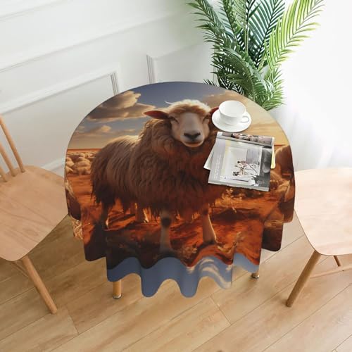 DQXYCTXC Tischdecke Australisches Schaf, 152,4 cm, wasserdicht und öldicht, leicht zu reinigen, geeignet für Restaurants und Familientreffen. DQXYCTXC Tischdecke Australisches Schaf, 152,4 cm, wasserdicht und öldicht, leicht zu reinigen, geeignet für Restaurants und Familientreffen. von DQXYCTXC