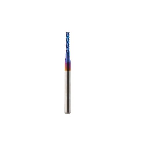 CNC-Schnitzung Router V-Bit, Fräser aus Wolframstahl, blau titanbeschichtet, 0,8–3,175 mm, Schaftfräser for PCB-CNC-Fräser(2.0mm) von DQZRTUECA