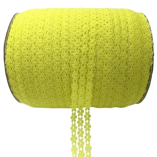 Crochet Cotton Lace Trimming, 25MM 5 Yards Besticktes Netz Spitzenband Mehrfarbig Nähen Handwerk Rock Zubehör(15) von DQZRTUECA