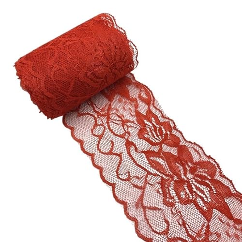 Crochet Cotton Lace Trimming, 5 Yards mehrfarbiger 80 mm Spitzenbandbesatzstoff for Nähen von Rockzubehör(8) von DQZRTUECA