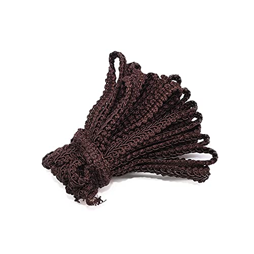 DQZRTUECA 4 Pcs Polyester Spitze Trimmen Band 12mm Multicolor 5M/10M for DIY Nähen Hochzeit Decor(F15,10meter) von DQZRTUECA