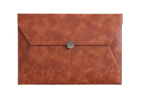 DQZRTUECA A4-Aktenordner aus PU-Leder, 351 x 243 mm, mehrfarbig(Brown) von DQZRTUECA