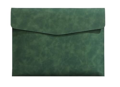 DQZRTUECA A4-Dokumententasche aus PU-Leder, mehrfarbig, 331 x 240 mm, 4er-Pack(Green) von DQZRTUECA