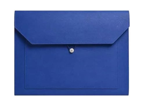 DQZRTUECA Aktenordner, Dokumentenhalter, A4, PU-Leder, 330 x 245 mm, mehrfarbig(Blue) von DQZRTUECA