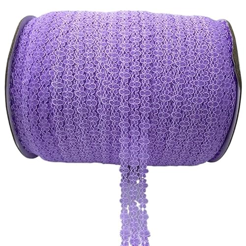 DQZRTUECA Besticktes Netz-Spitzenband, 25 mm, 4,5 m, for Nähen, Basteln, Rockzubehör(3) von DQZRTUECA