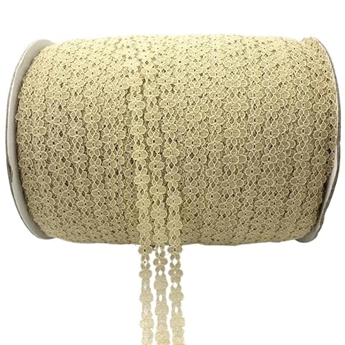 DQZRTUECA Besticktes Netz-Spitzenband, 25 mm, 4,5 m, for Nähen, Basteln, Rockzubehör(7) von DQZRTUECA