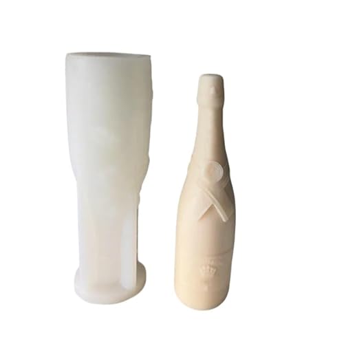 DQZRTUECA Bottle Craft Silikon-Kerzenform for Champagnerflaschen, Hellgrau DQZRTUECA Bottle Craft Silikon-Kerzenform for Champagnerflaschen, Hellgrau von DQZRTUECA