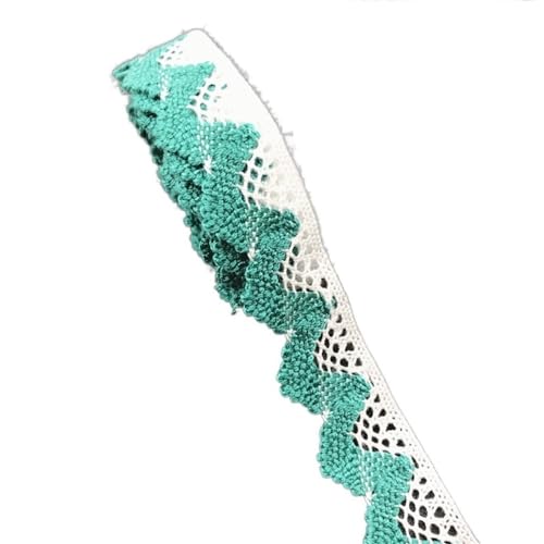 DQZRTUECA Häkelspitzenband, Blumenmuster, Polyester, mehrfarbig, 4 Stück, 2 Yards(8) von DQZRTUECA
