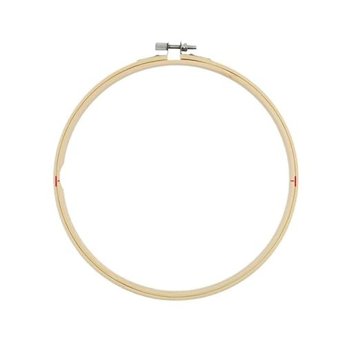 DQZRTUECA Hand Stickerei Kit, DIY-Blumen-Kreuzstich-Set mit/ohne Rahmen for Erwachsene, Kinder, Anfänger, Heimdekoration, Geschenk(20cm bamboo hoop,20cm hoop) von DQZRTUECA