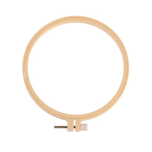 DQZRTUECA Hand Stickerei Kit, Kreuzstich-Starterset mit gestempeltem Pilzmotiv, mehrfarbig, 27 x 27 cm(1pc Plastic Hoop,With Hoop) von DQZRTUECA