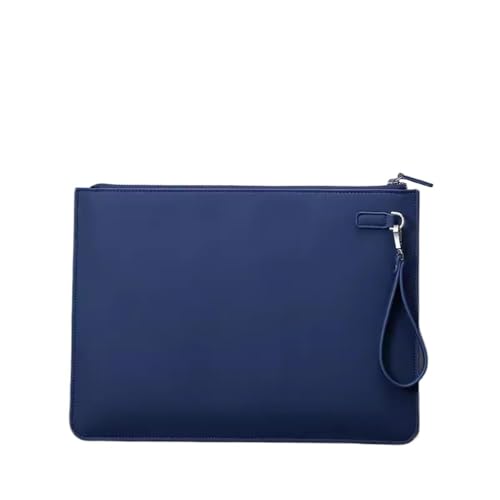 DQZRTUECA PU-Leder A4 Dokument Datei Ordner Organizer Multicolor 250x345mm(Blue) von DQZRTUECA