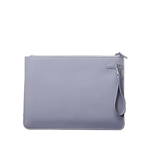 DQZRTUECA PU-Leder A4 Dokument Datei Ordner Organizer Multicolor 250x345mm(Grey) von DQZRTUECA