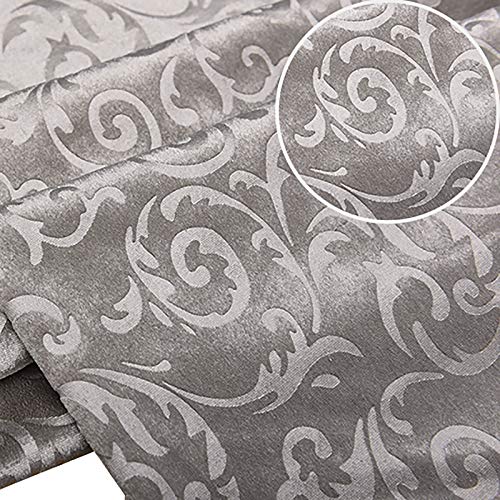 DQZRTUECA Samtstoff for Polster, Vorhänge, Bastelarbeiten, 145 cm breit, mehrfarbig, pro 2 Meter(Silver Gray) von DQZRTUECA