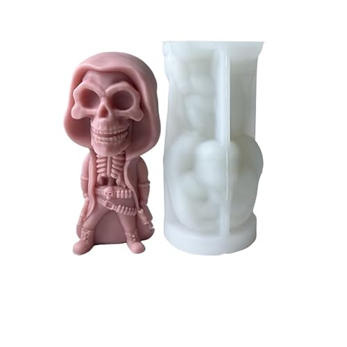 DQZRTUECA Silikon-Aromatherapie-Kerzen- und Seifenform for Halloween-Dekoration(J-0737) von DQZRTUECA