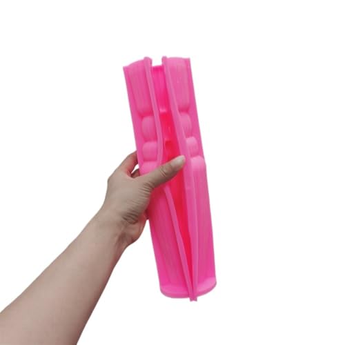 DQZRTUECA Silikon-Kerzenform, 3 Designs, gestreifte Säule, zylindrisch, 26,5 cm(B) von DQZRTUECA